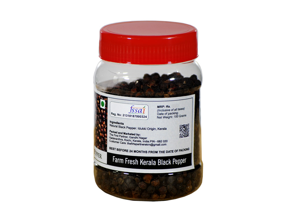 Farm Fresh Kerala Black Pepper 100 gm Ela